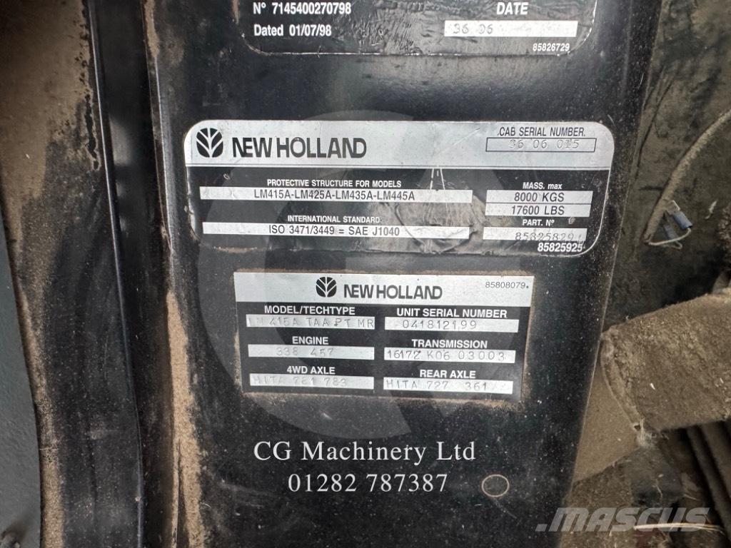New Holland LM 415 A Maatalouskurottajat