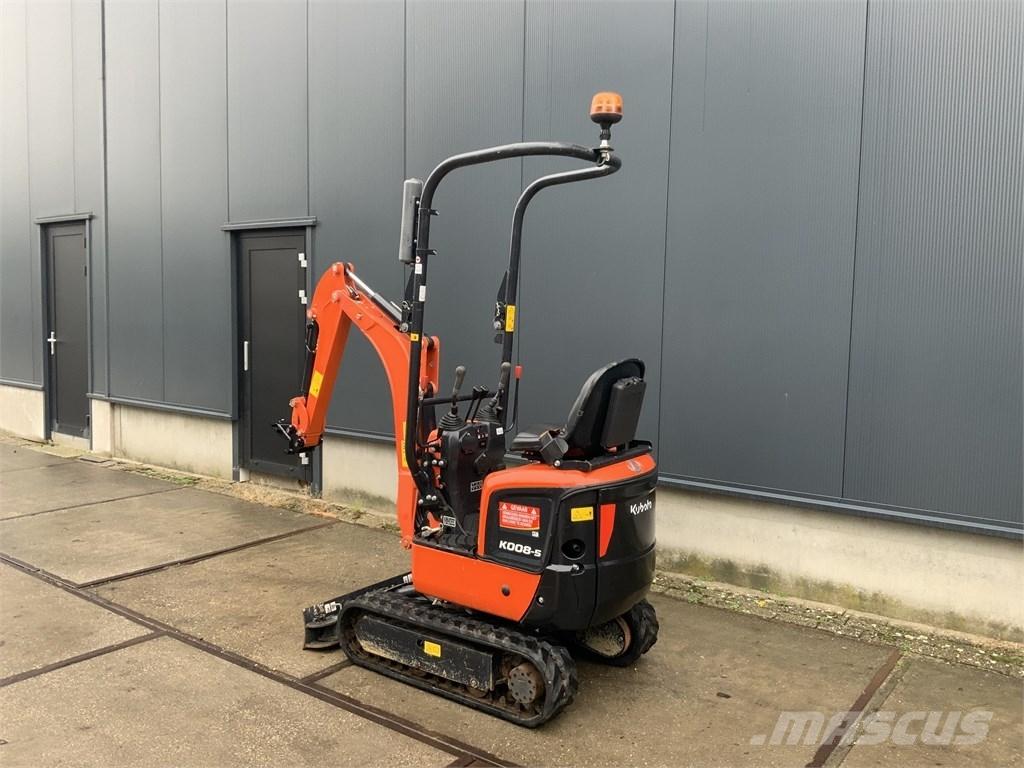 Kubota K 008-5 Minikaivukoneet < 7t