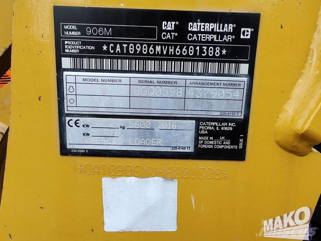 CAT 906 Pyöräkuormaajat