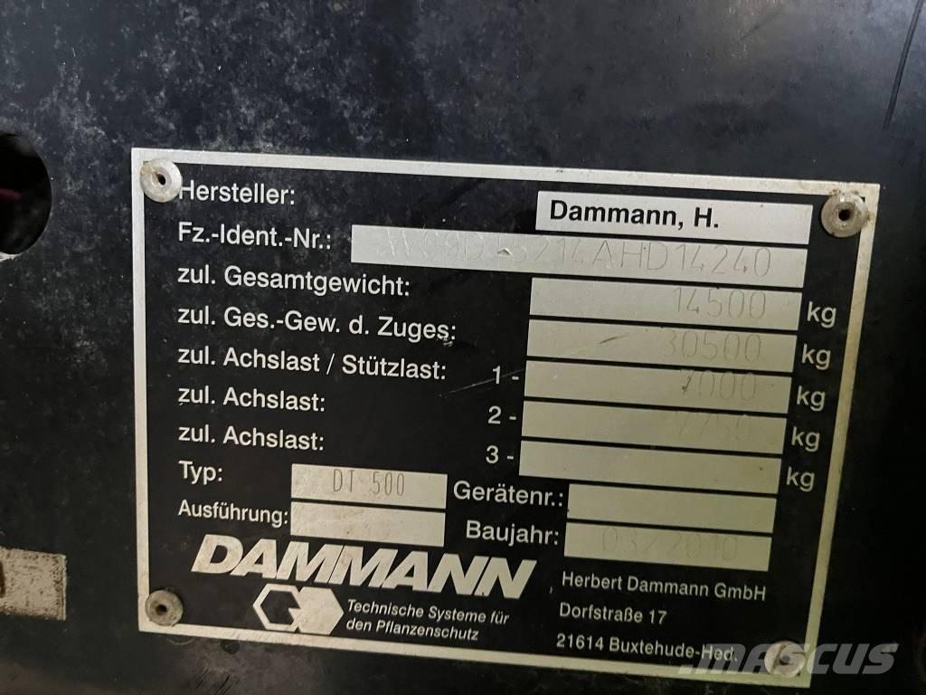 Dammann DT 500 Itsekulkevat ruiskut