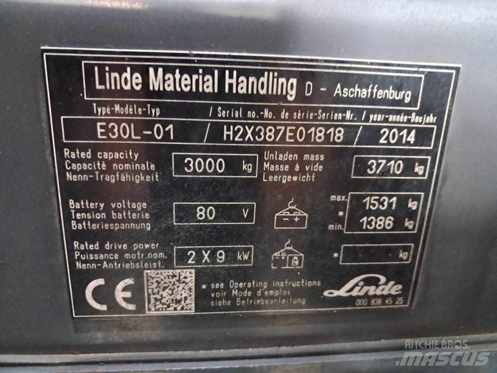 Linde E30L-01 Sähkötrukit