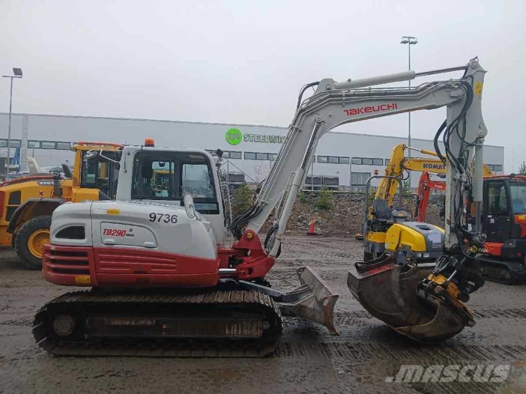 Takeuchi TB 290 Midikaivukoneet 7t - 12t