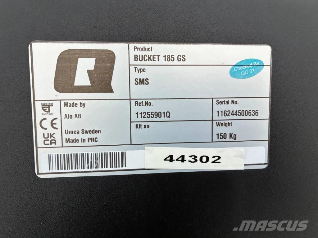 Ålö 185 GS Etukuormaimen varusteet