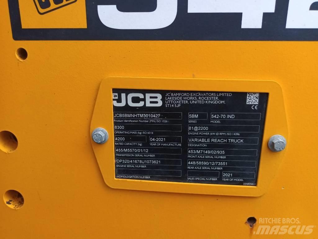 JCB 542-70 IND Teleskooppikuormaajat