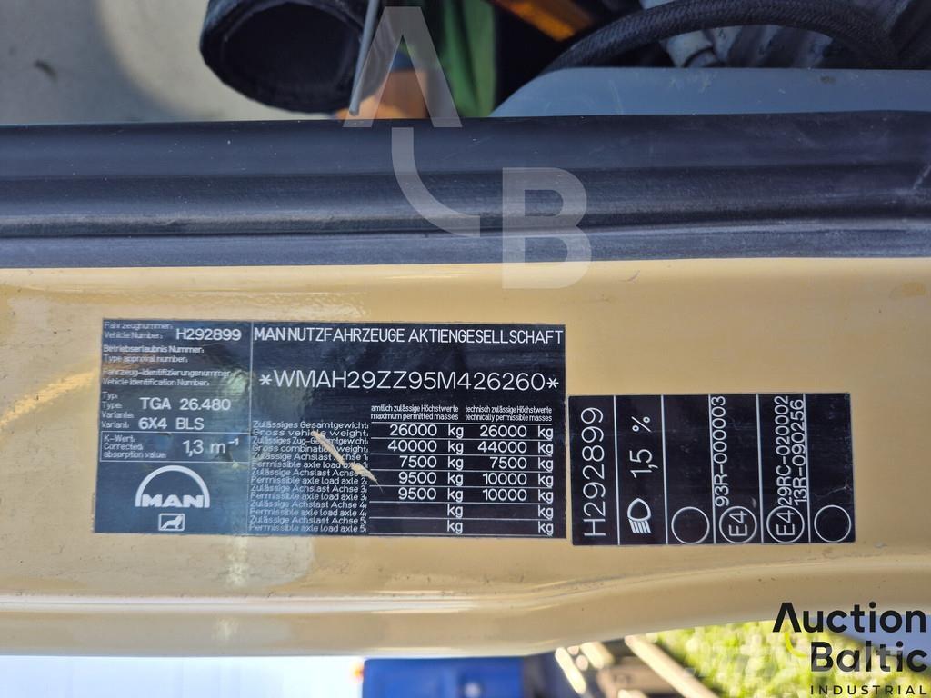 MAN TGA26.480 Vetopöytäautot