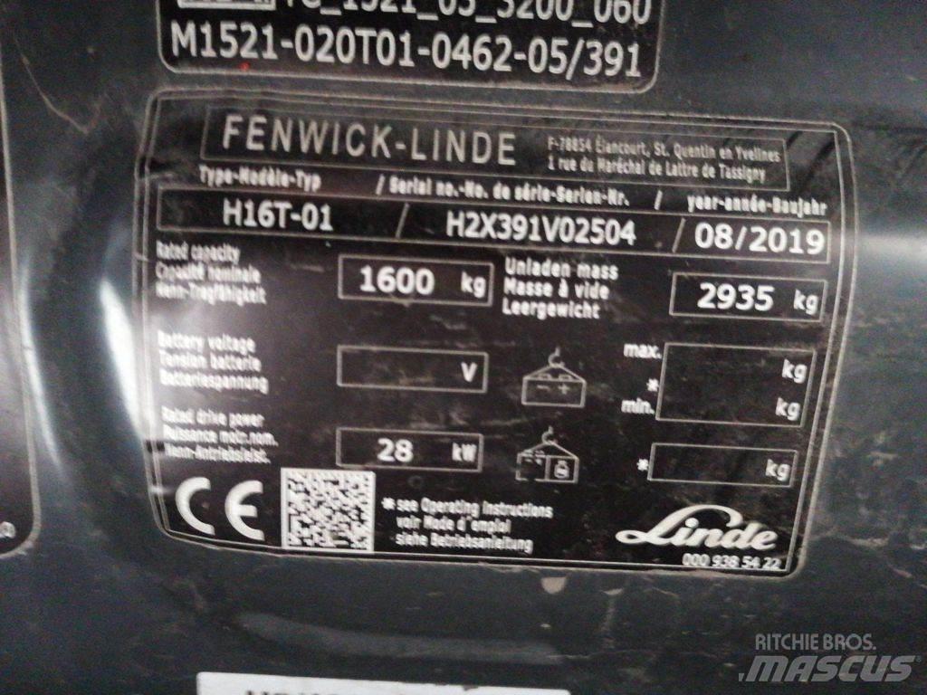 Linde H16T-01 Nestekaasutrukit
