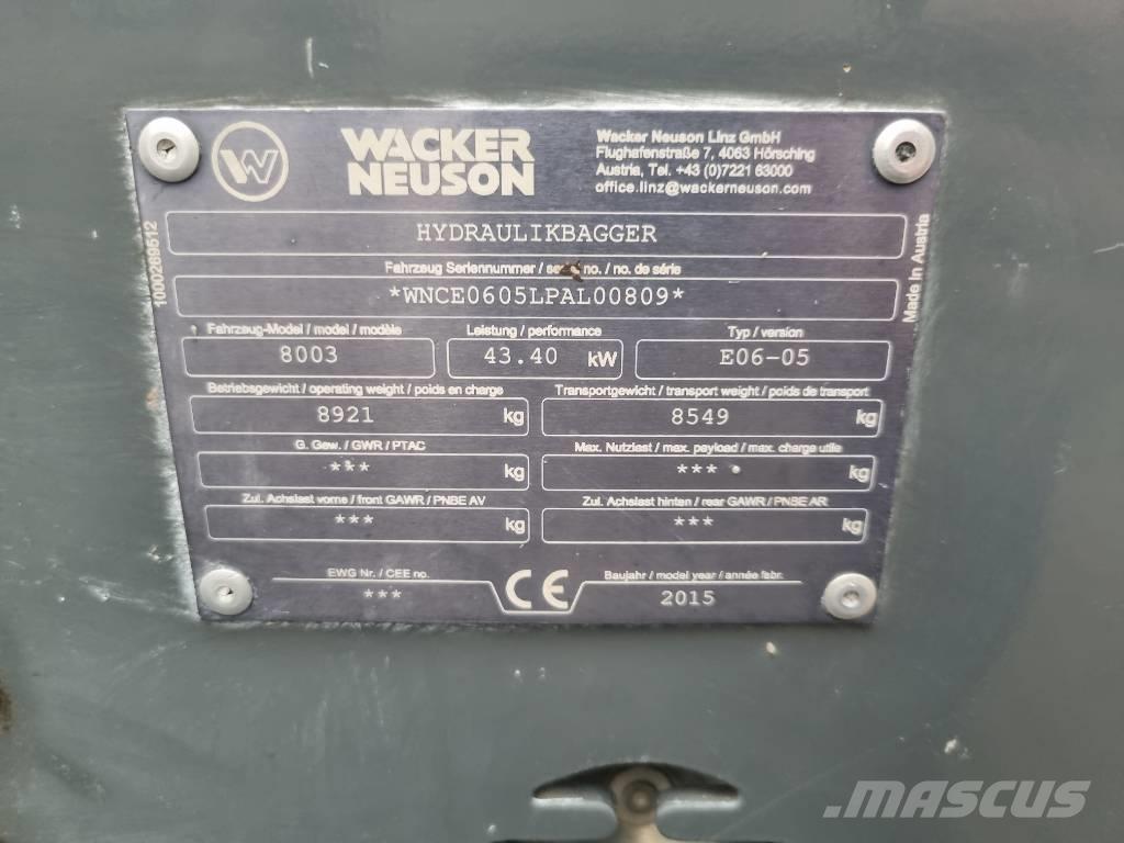 Wacker Neuson 8003 Midikaivukoneet 7t - 12t