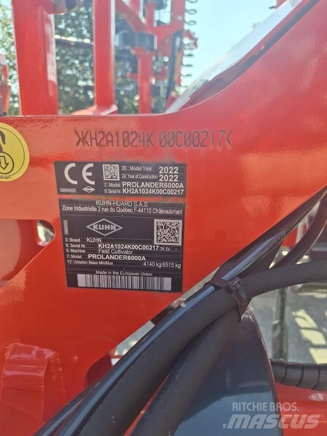 Kuhn Prolander 6000 Kultivaattorit