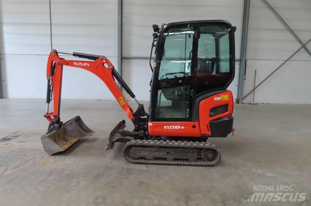 Kubota KX 018-4 Minikaivukoneet < 7t