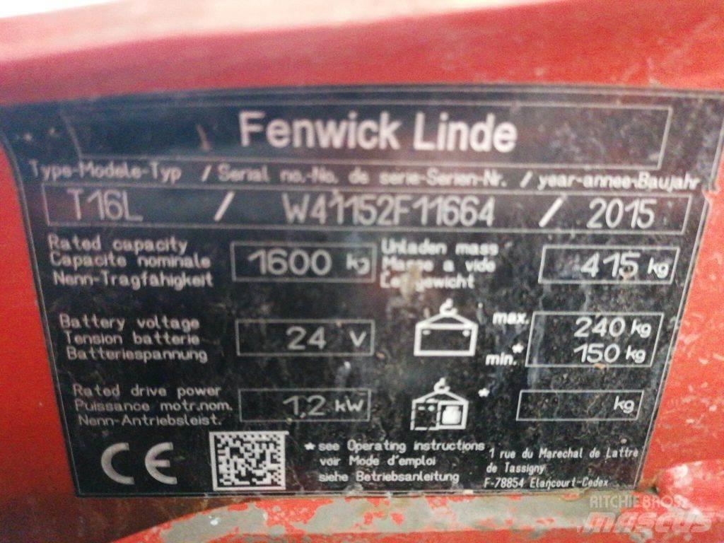 Linde T16L Pumppukärryt