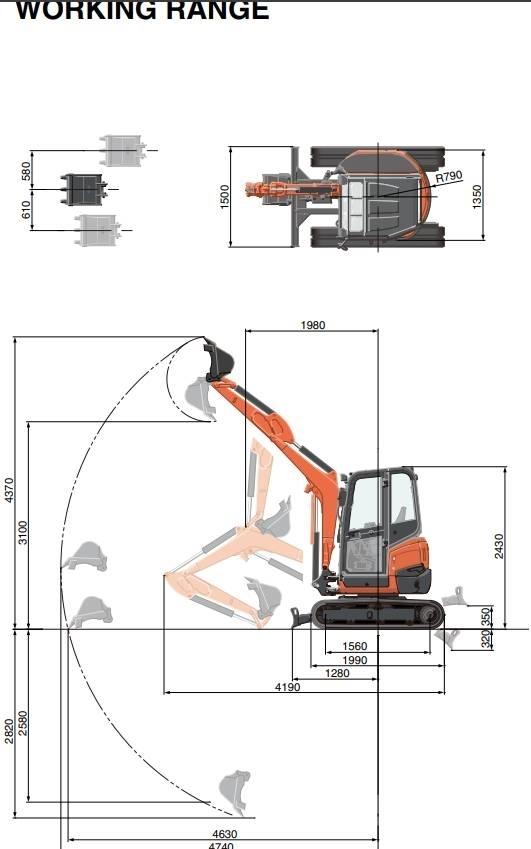 Kubota U 27-4 Minikaivukoneet < 7t