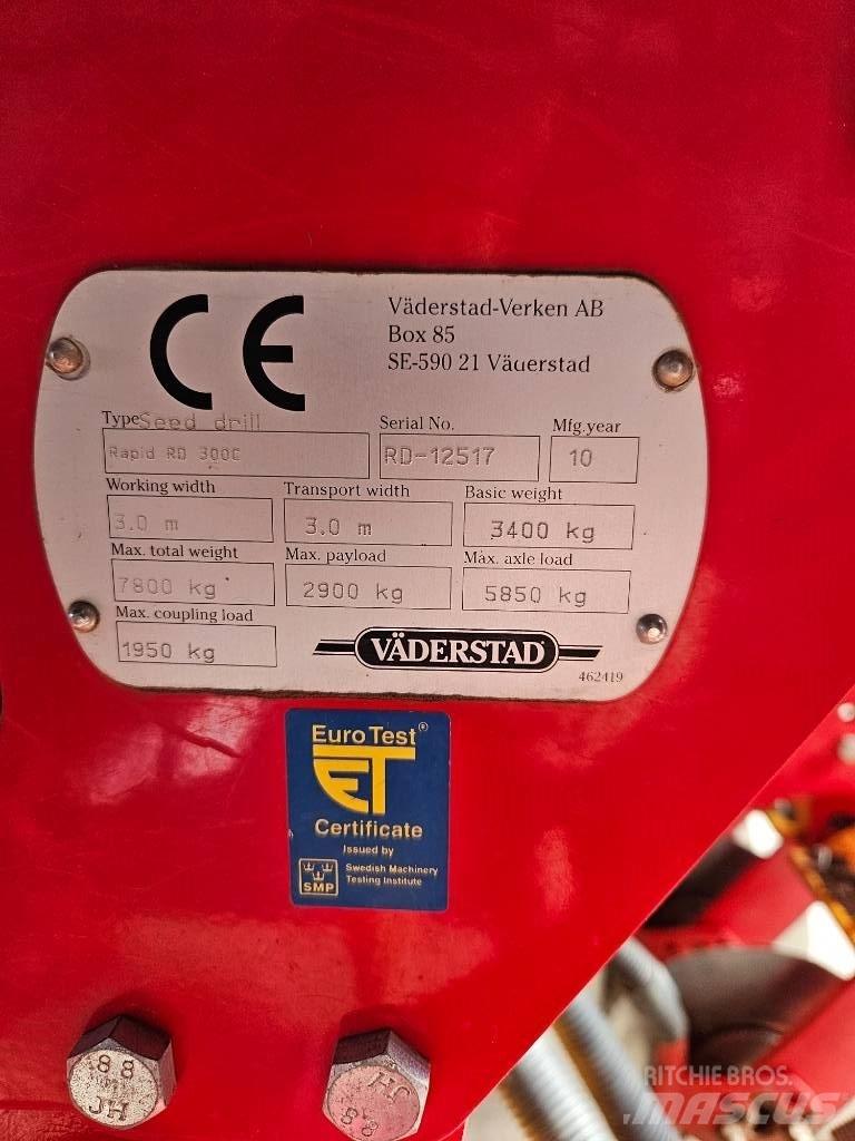 Väderstad Rapid300C Kylvölannoittimet