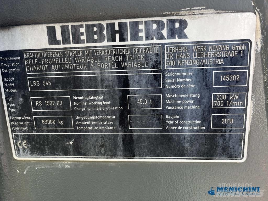 Liebherr LRS 545 Kontinkäsittelytrukit
