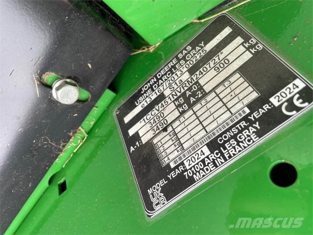 John Deere V451M Pyöröpaalaimet