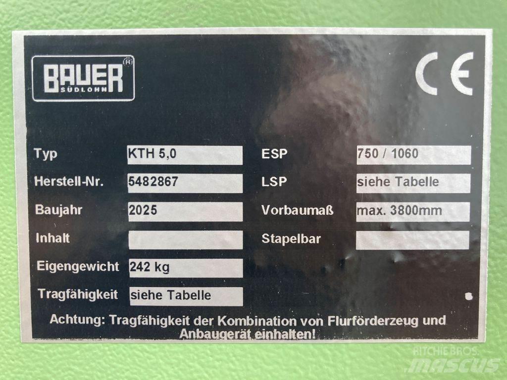 Bauer KTH 5,0 Muut materiaalinkäsittelykoneet