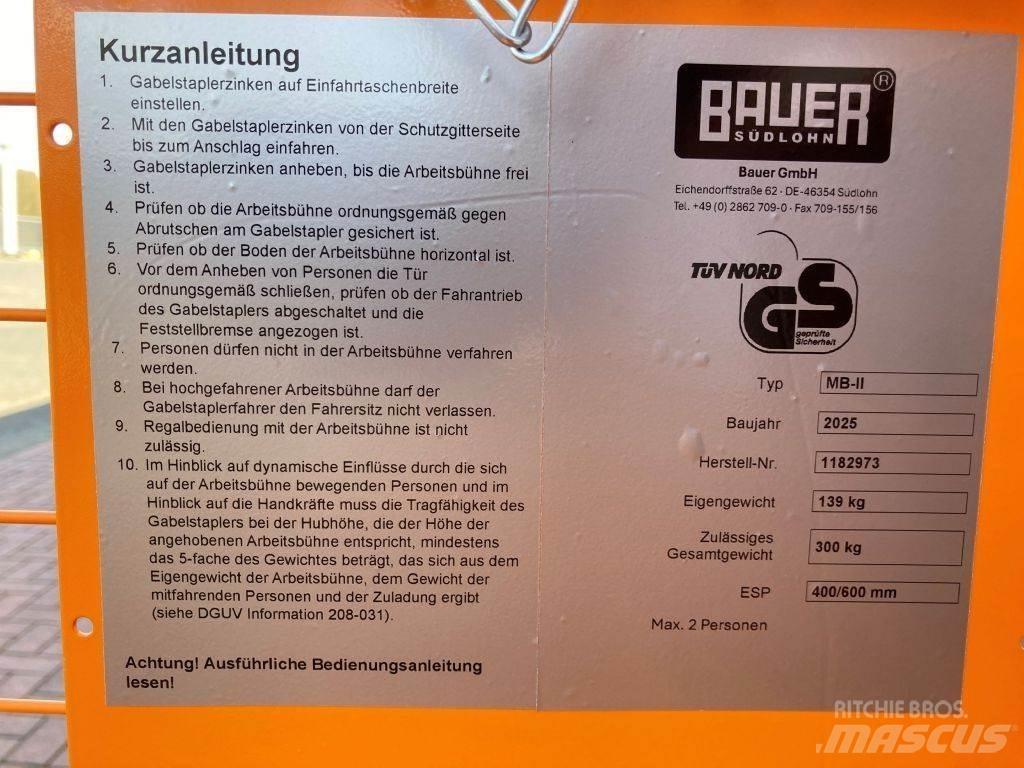 Bauer MB-II Muut materiaalinkäsittelykoneet