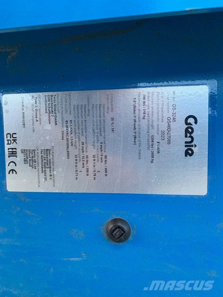 Genie GS-3246 Saksilavat