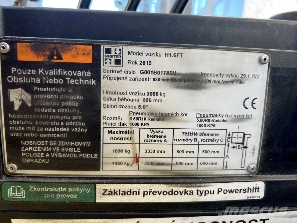 Hyster H 1.6 FT Dieseltrukit