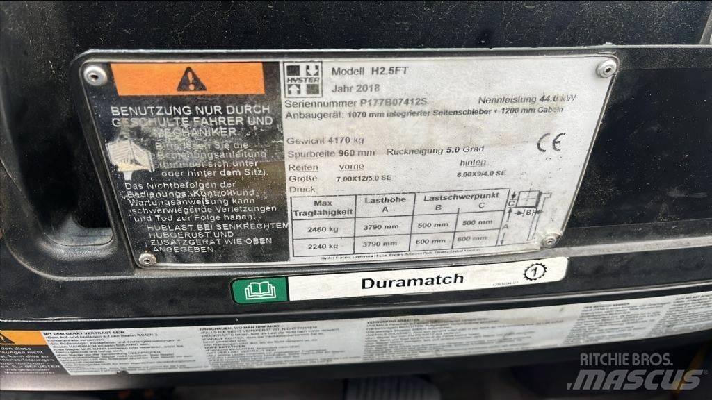 Hyster H 2.5 FT Nestekaasutrukit
