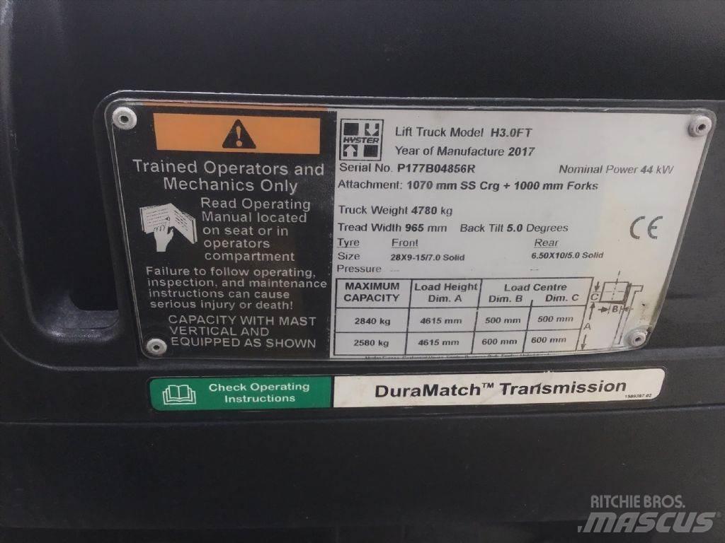 Hyster H 3.0 FT Nestekaasutrukit