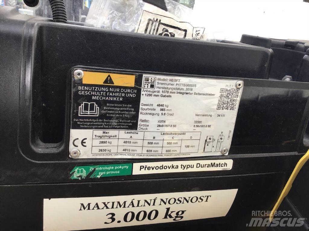 Hyster H 3.0 FT Dieseltrukit