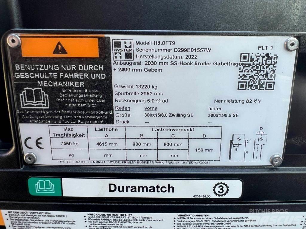 Hyster H 8.0 FT9 Dieseltrukit