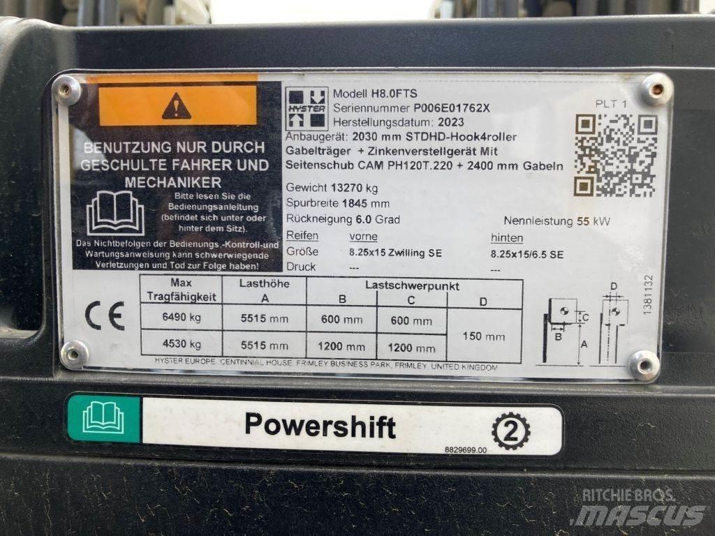 Hyster H 8.0 FTS Dieseltrukit