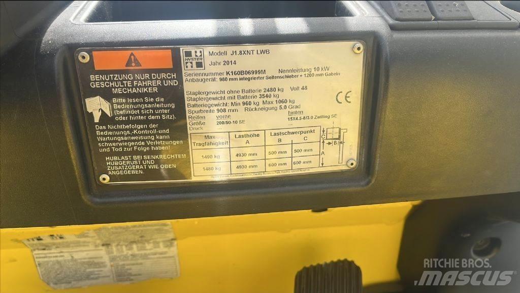 Hyster J 1.8 XNT Sähkötrukit