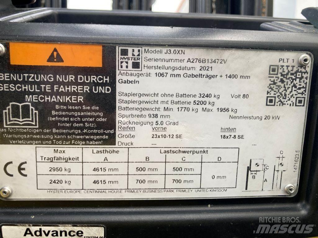 Hyster J 3.0 XN Sähkötrukit