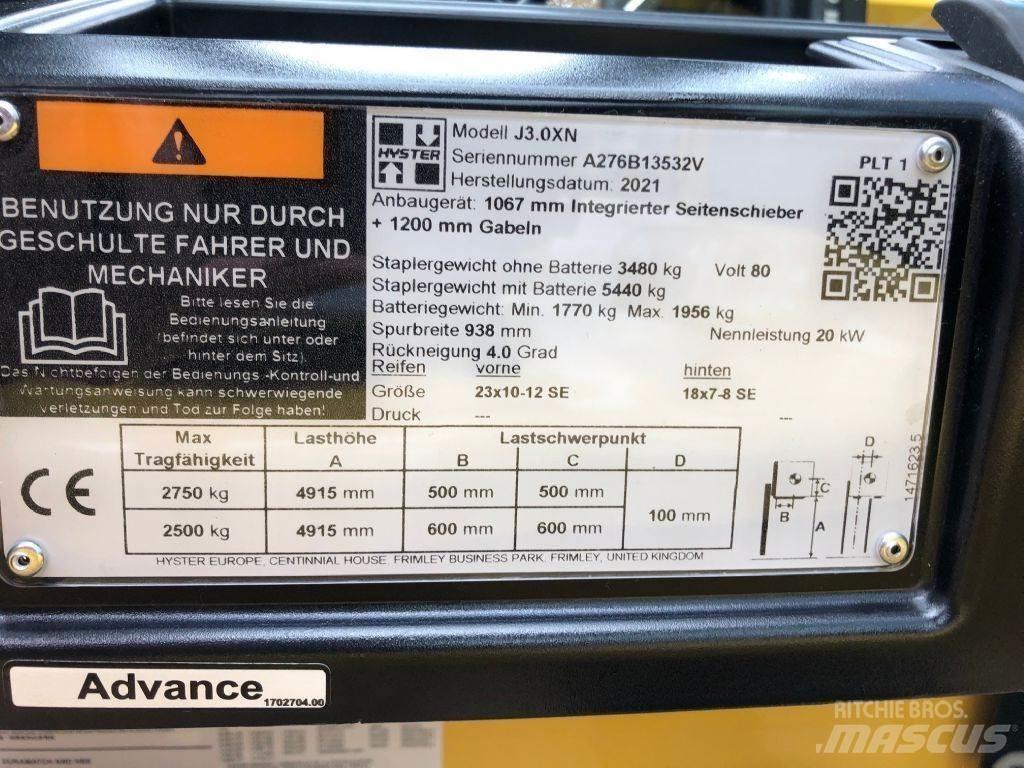 Hyster J 3.0 XN Sähkötrukit