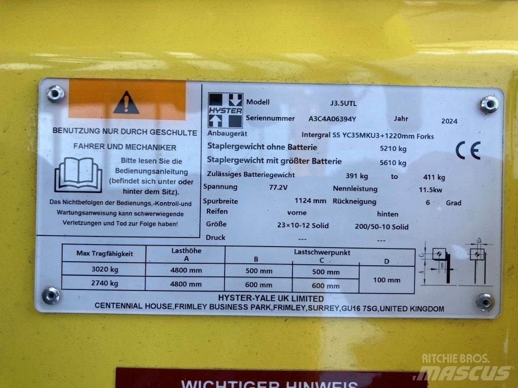 Hyster J 3.5 UTL Sähkötrukit