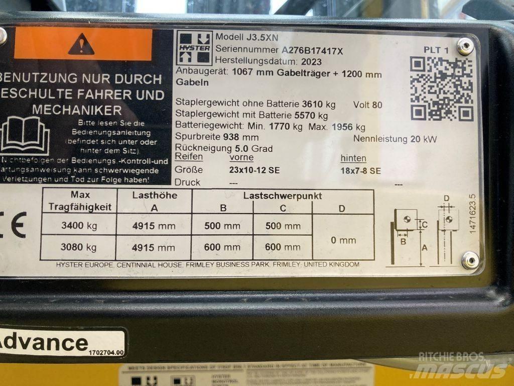 Hyster J 3.5 XN Sähkötrukit