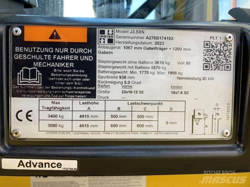 Hyster J 3.5 XN Sähkötrukit