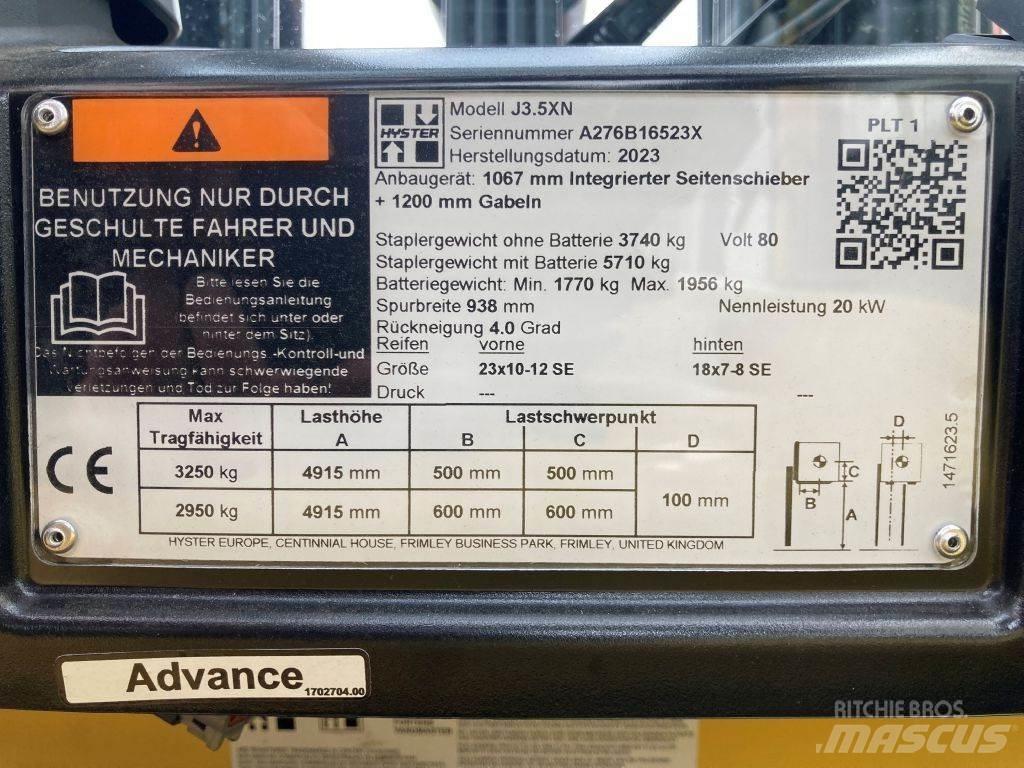 Hyster J 3.5 XN Sähkötrukit