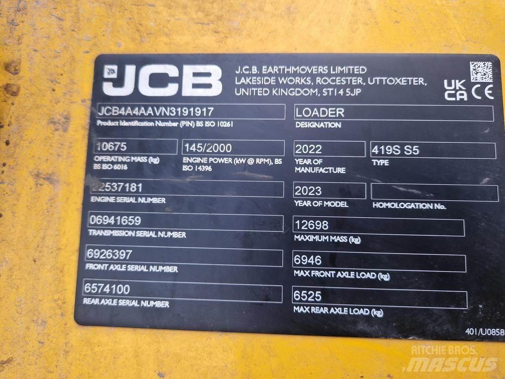 JCB 419S Muut maatalouskoneet