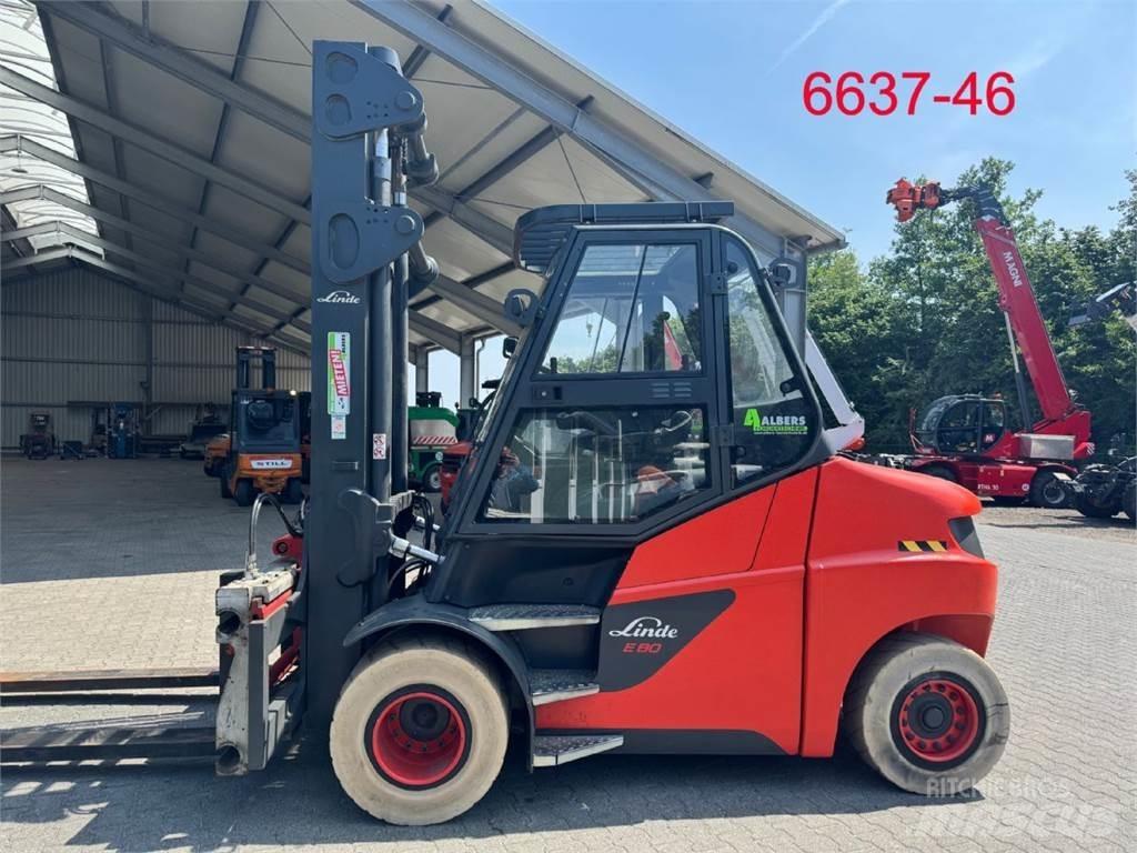 Linde E 80 - 01 / 900 Sähkötrukit