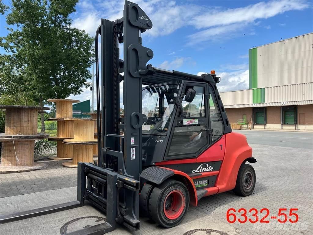 Linde H 80 D 02 900 Dieseltrukit