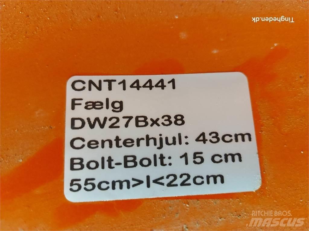  38 DW27Bx38 Renkaat ja vanteet