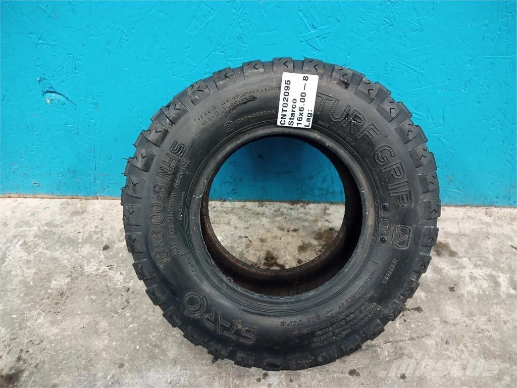  8 16X6.00-8 Renkaat ja vanteet