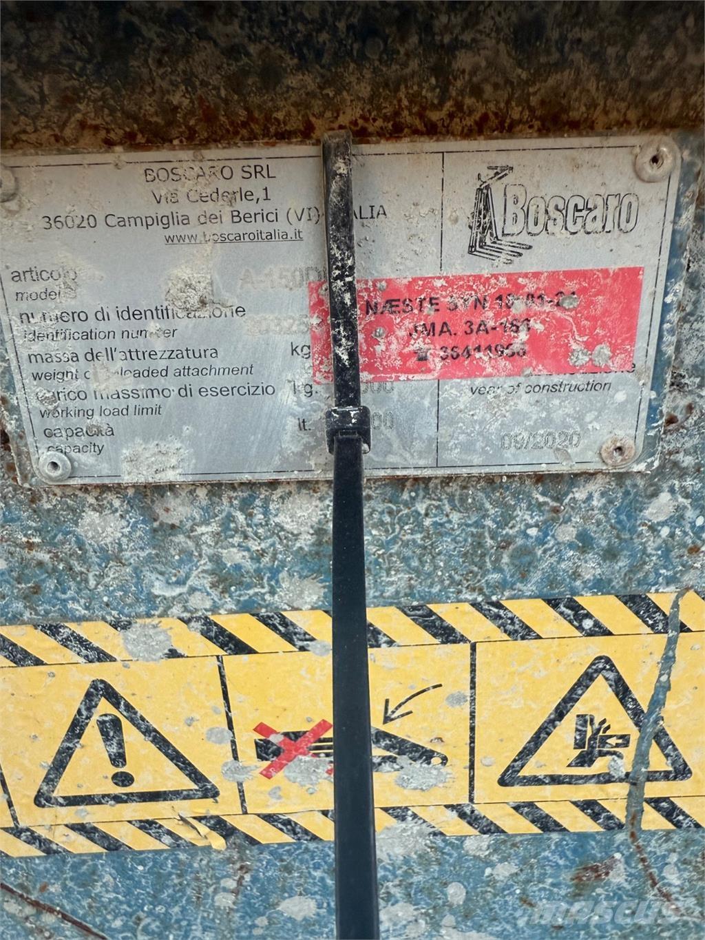  Betonspand Nosturien osat ja lisävarusteet