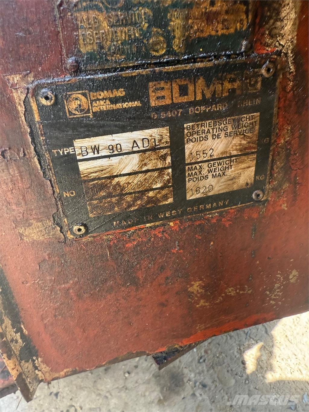 Bomag BW90 Tandemjyrät
