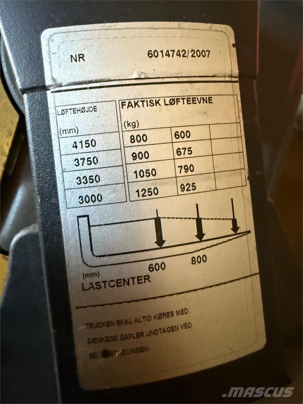 BT SPE125 Käsikäyttöiset pinoamisvaunut