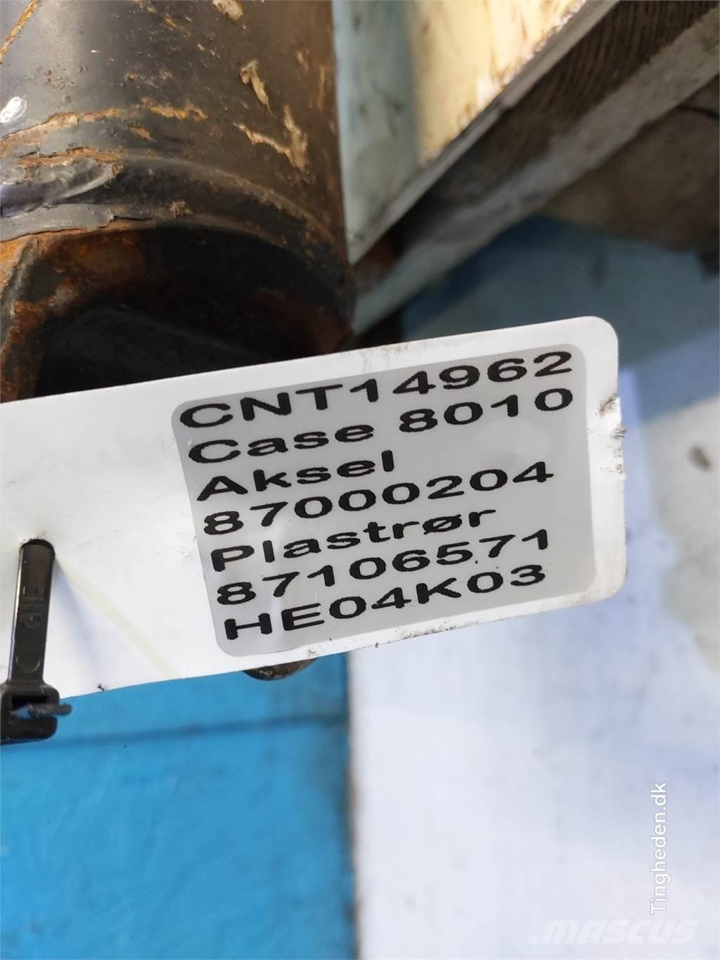 CASE 8010 Lisävarusteet ja komponentit