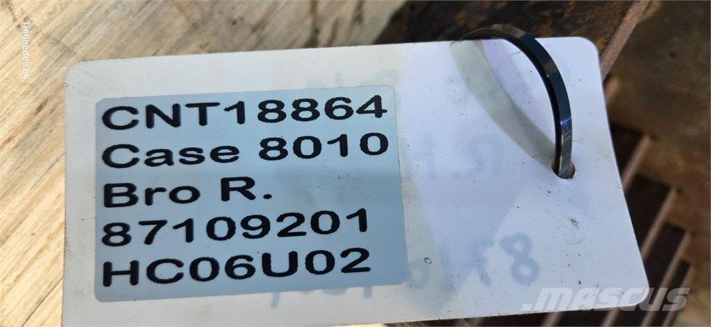 CASE 8010 Lisävarusteet ja komponentit