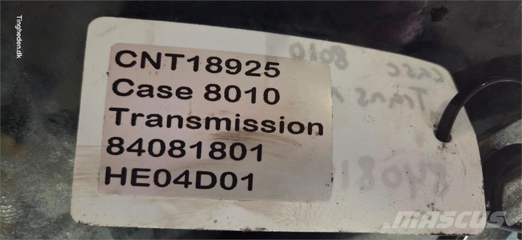 CASE 8010 Vaihteisto