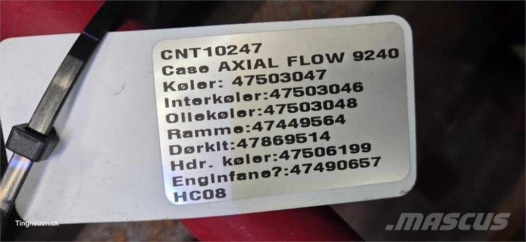 CASE 9240 Jäähdyttimet