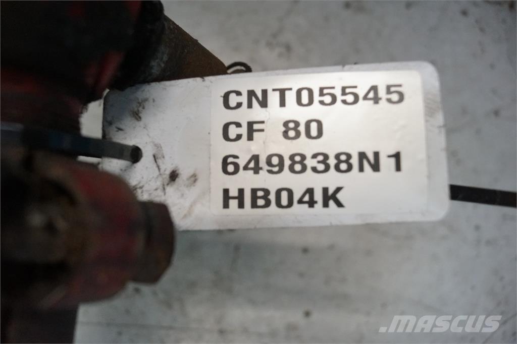 CASE CF80 Lisävarusteet ja komponentit