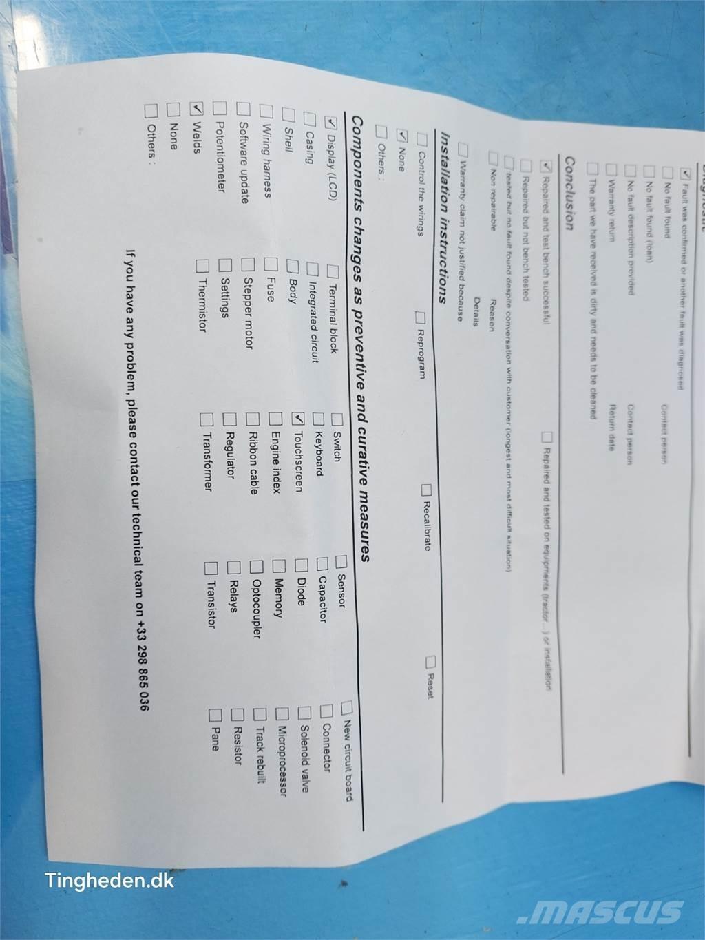 CASE Maxxum 115 Sähkö ja elektroniikka
