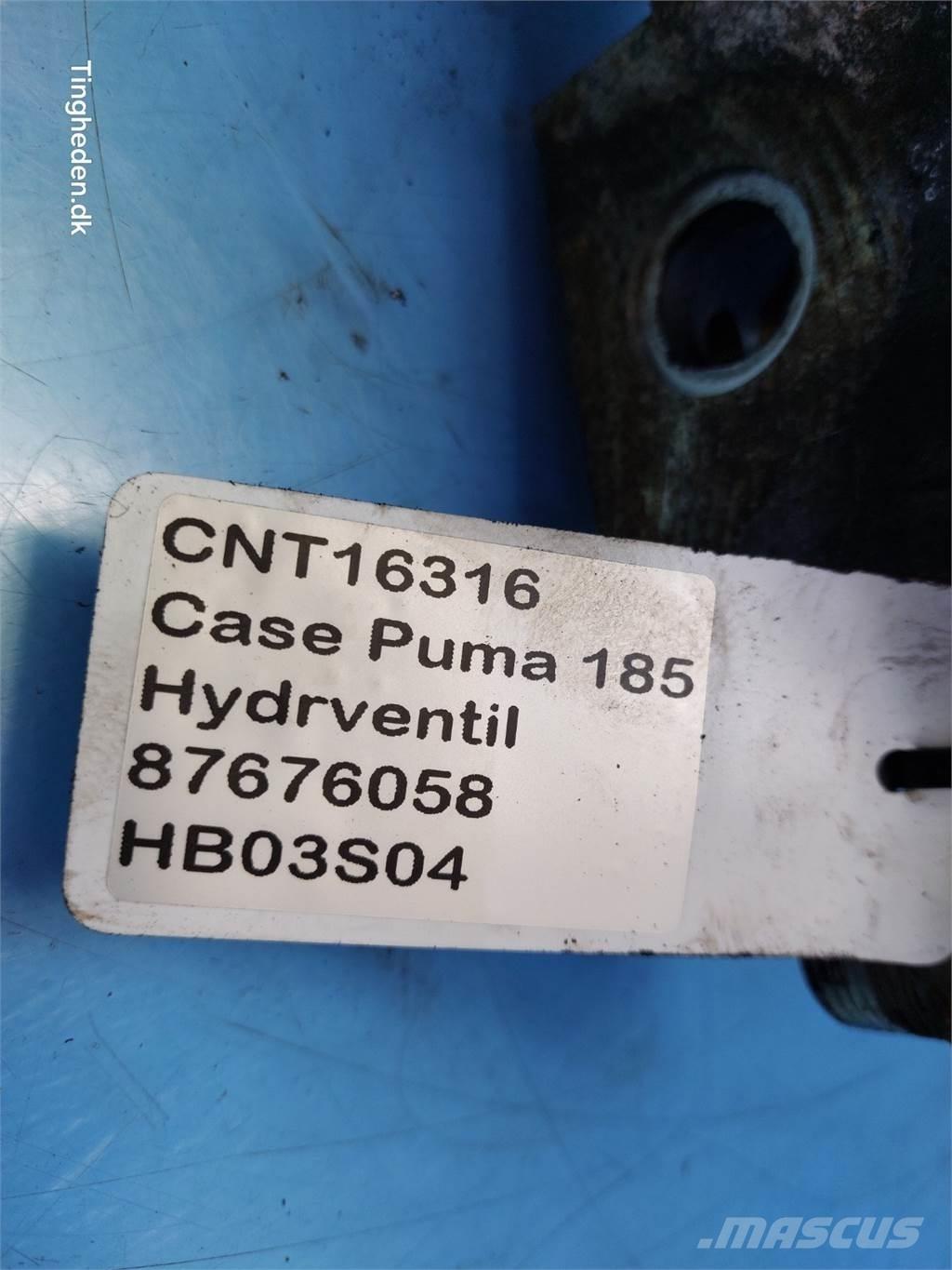 CASE Puma 185 Hydrauliikka