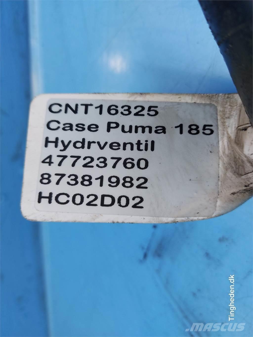 CASE Puma 185 Hydrauliikka